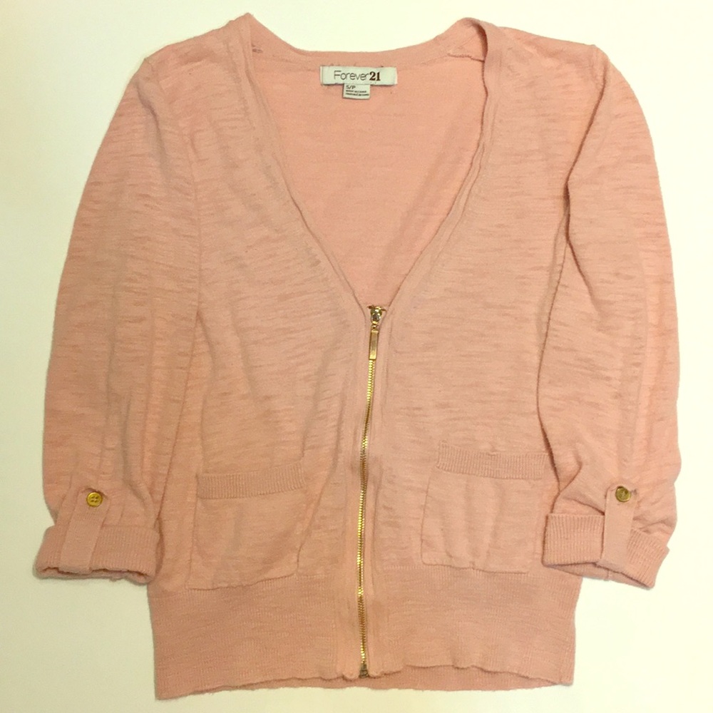 Forever 21 Zip-Up Cardigan